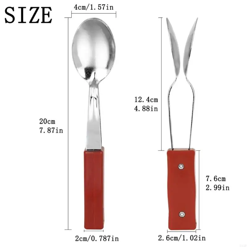 583F Spoon Castanets Musical Instrument Child Musical Spoon Instrument Toy Percussion Instruments Kids Adults Music Toy