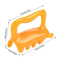 Large Fascia Massage Tool Cellulite Massager Tool for Cellulite Myofascial Release Neck Back Resin Trigger Point Massager 6