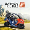 Motorcycle Electric Rc Motorcycles 2.4Ghz Remote Controlled Spray Stunt Three-Wheeled Motorcycle Car Toys for Kids Boys Child 2