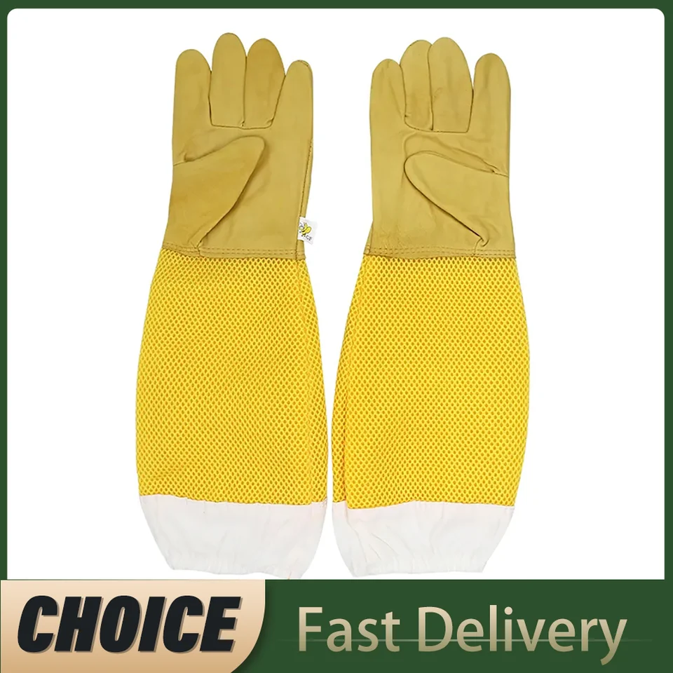 Beekeeper Gloves Protective Sleeves Ventilated Professional Anti Bee For Apiculture Beekeeper Prevent Beehive Tools I284366597 - View #10