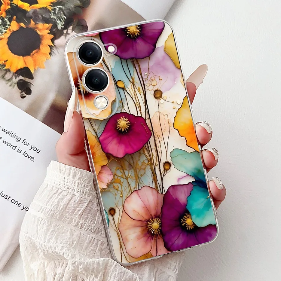Cute Cat White Lion King Painted Soft Slim Phone Case