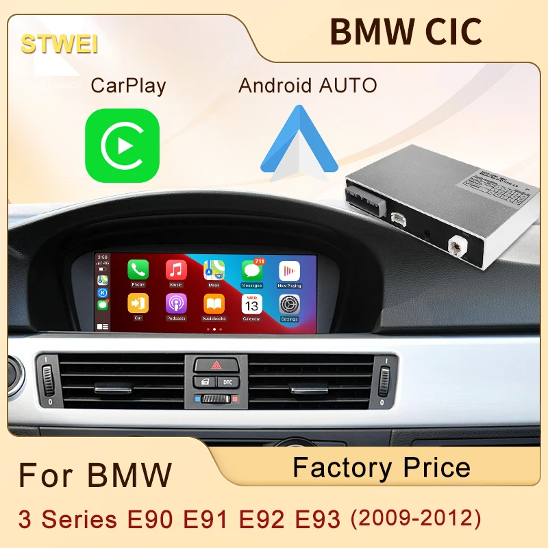 Bmw,cic 3シリーズ,e90,e91,e92,e93,2009-2012,android,車用のApple 