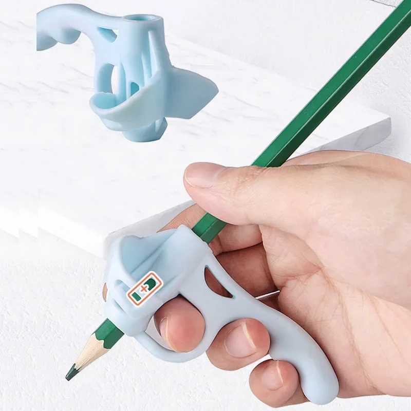 Silicone Pencil Grips Children's Writing Pencil Pen Holder Five Fingers Fixed Handwriting Posture Correction Assisted Grip 6