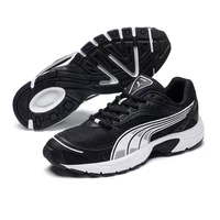 PUMA Axis Retro Mesh Chaussures de course basses respirantes, élégantes, minimalistes et polyvalentes (unisexe, noir et argent) 368465-03 5
