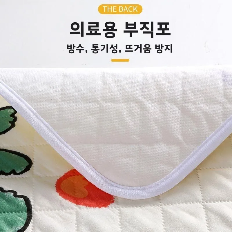 대형 사이즈 세탁 가능 침대 패드 (어린이, 성인, 노인용) 방수 소변 방지 침대 패드 (생리 기간 및 침대 보호용)