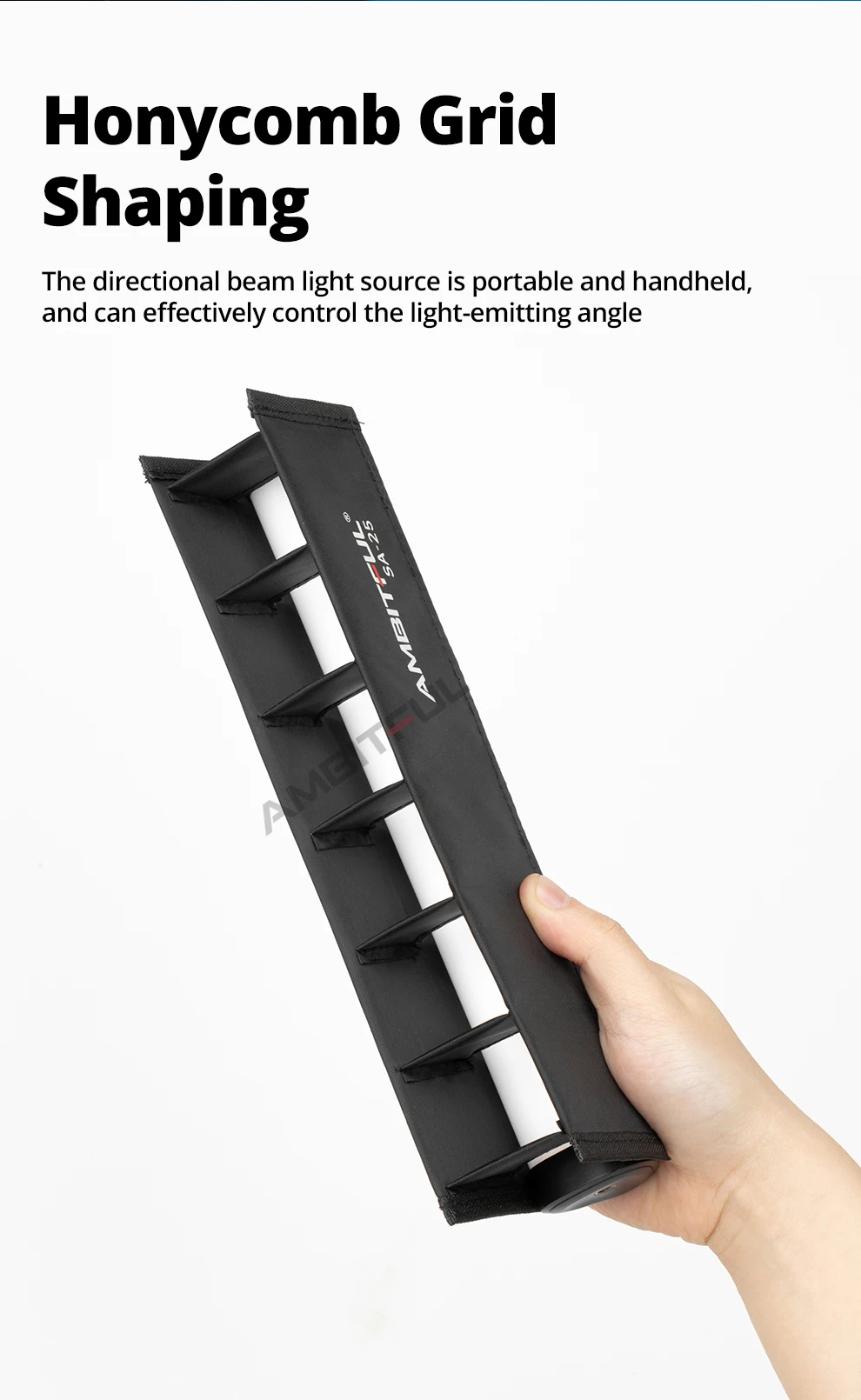 Description Picture 3 of itemAMBITFUL SA-25 Stick Tube Light Honeycomb Grid Softbox for AMBITFUL A2 Godox TL30 Nanlite 6C Stick Tube LED Light