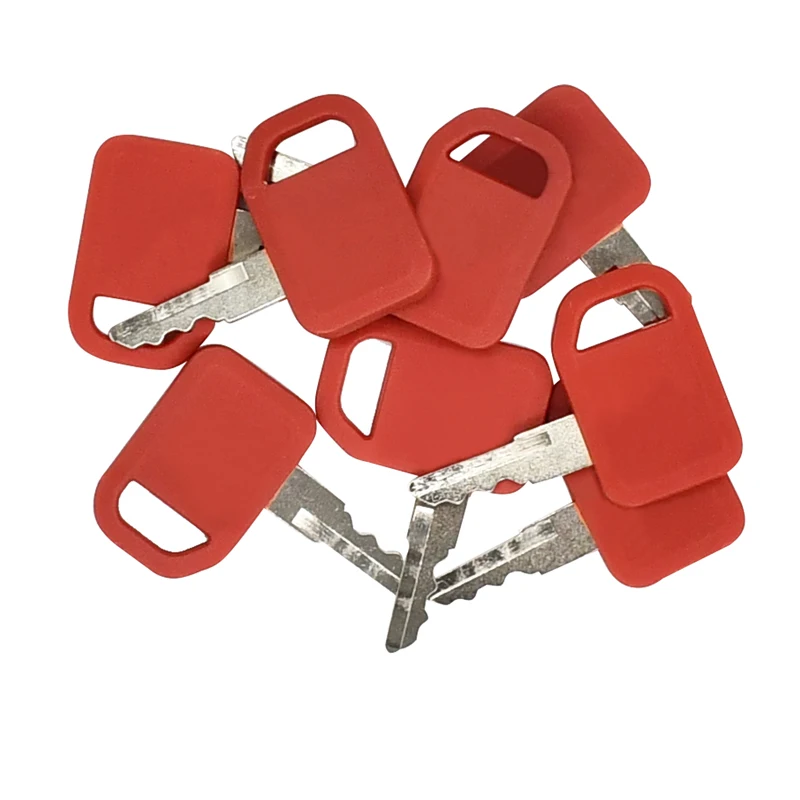 Ignition Key 8Pcs T209428 KV13427 AT195302 R45361 Compatible with John Deere Skid Steer 240 250 260 270 280 313 315 317 318D