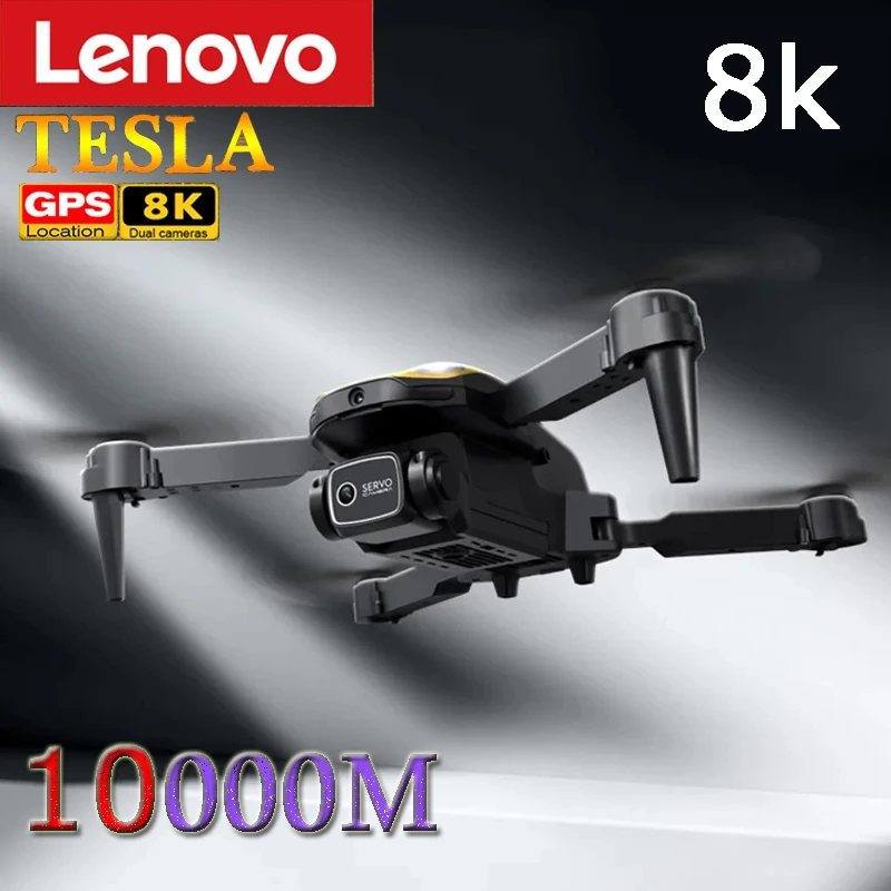 

Lenovo Tesla 4k Drone Professional 8K HD Aerial Photography Quadcopter Obstacle Avoidance Drone with Camera GPS One-Click Return