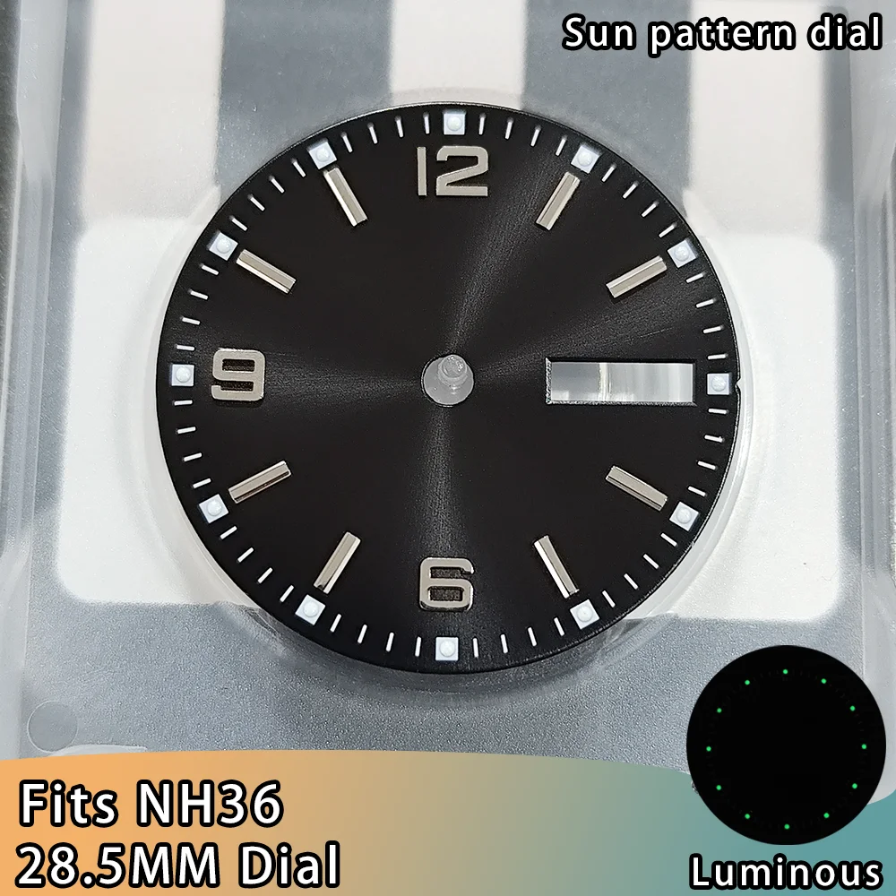 Sterile Luminous Double Calendar Watch Dial - 28.5mm Accessories