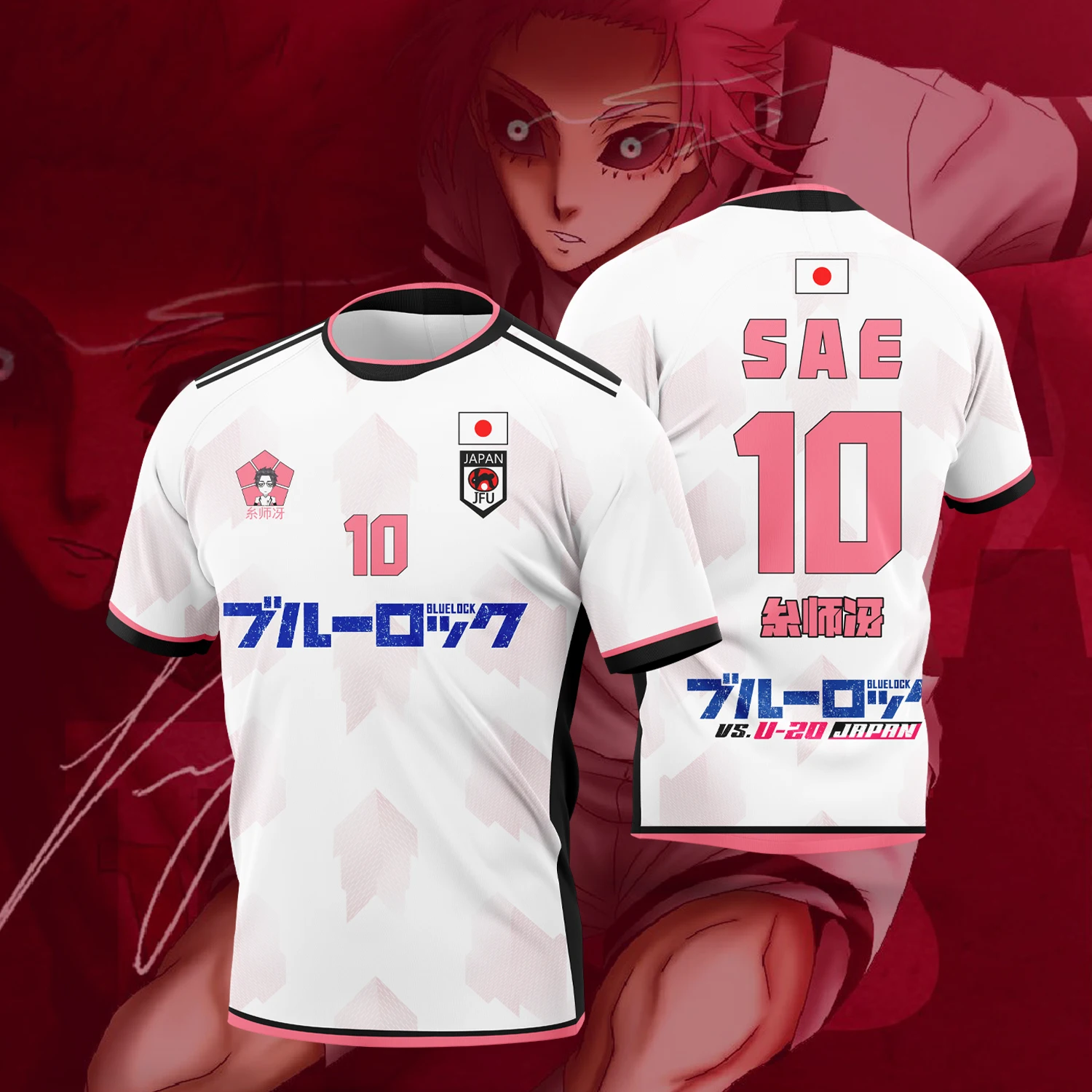 Summer 2026 Anime 'Blue Lock' 3D T-Shirt - Breathable Casual Top
