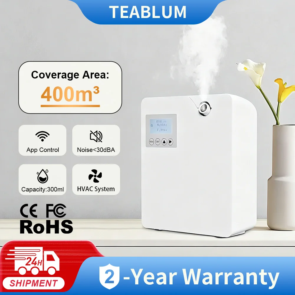 400m³ Aroma Diffuser For Home Air Fresheners Sprayer Aromatherapy Hotel Scenting Device Smart Room Fragrance Machine App Control 1