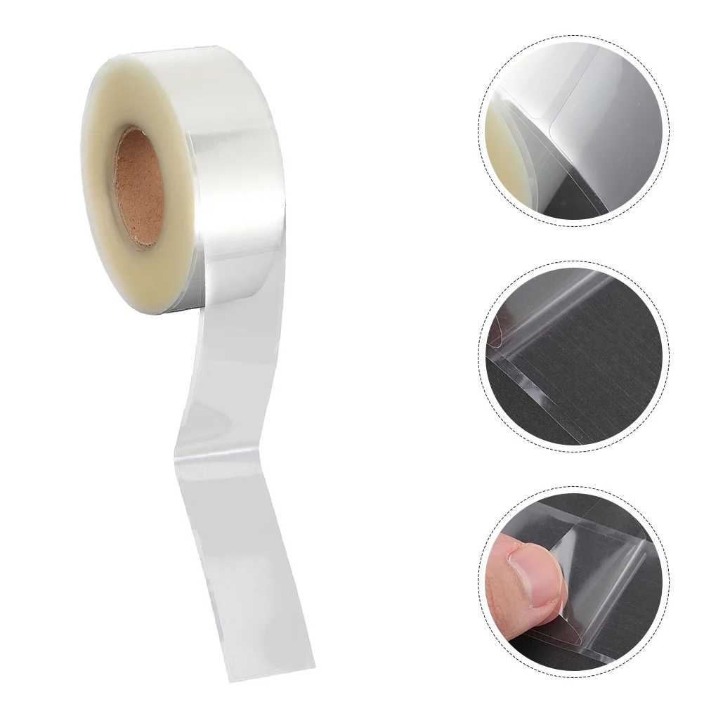 

Roll/250Pcs Label Protectors Stickers Clear Label Protectors Self Adhesive Labels Protectors Library Supplies for Book Label