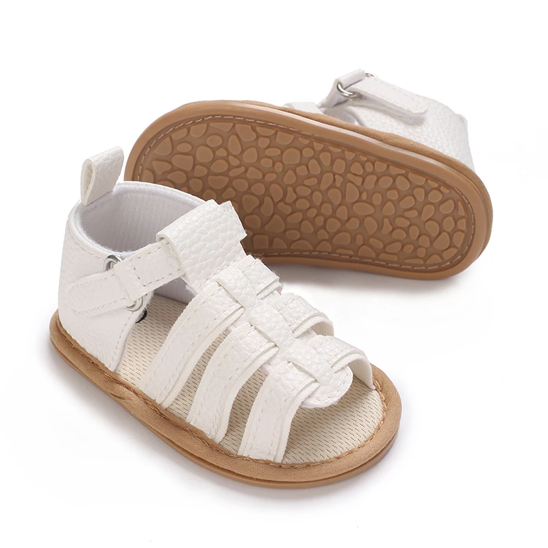 

Fashion New Summer Baby Sandals Boy Girl Shoes Flat Anti-slip Soft Rubber Sole Baby Shoes First Walkers Outdoor Beach Sandals