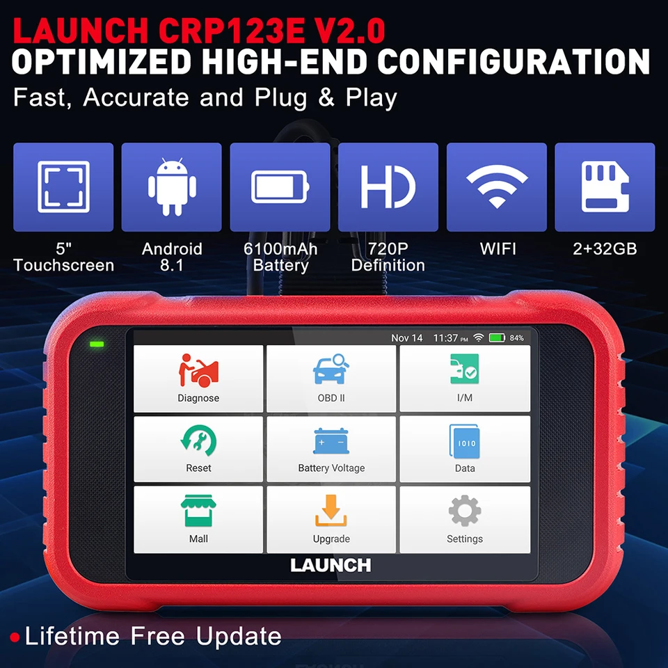 LAUNCH X431 CRP123E V2.0 /CRR123I V2.0 車 OBD2 診断ツール自動 OBD