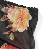 Hirigin – ensemble d'été pour femmes, sans manches, col en V, coupe basse, haut caraco + taille élastique, imprimé floral, mini jupe, tenues 2 pièces 6