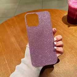Luxury Glitter Phone Case DIY Kit with Flash Stickers - Thin and Stylish Accessory - Galaxy S23 Ultra (PURPLE)