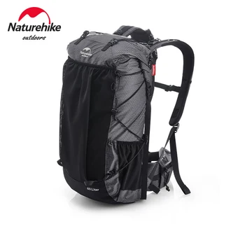 Naturehike 남성용 등산 배낭, 여행 숄더백, 낚시 트레킹 배낭, 캠핑 하이킹 배낭, 커버 포함, 40L