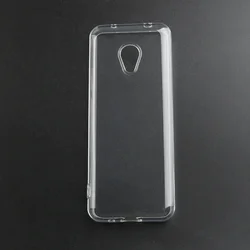Enhanced Transparent Silicone Shockproof Phone Case - Soft Protective Back Cover Bumper - 1 Piece (For Qin F21 Pro)