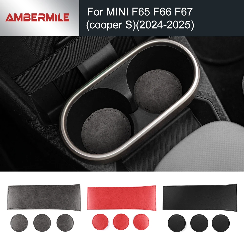 For MINI Cooper S F65 F66 F67 2024 2025 Car Water Cup Pad Decorative ...