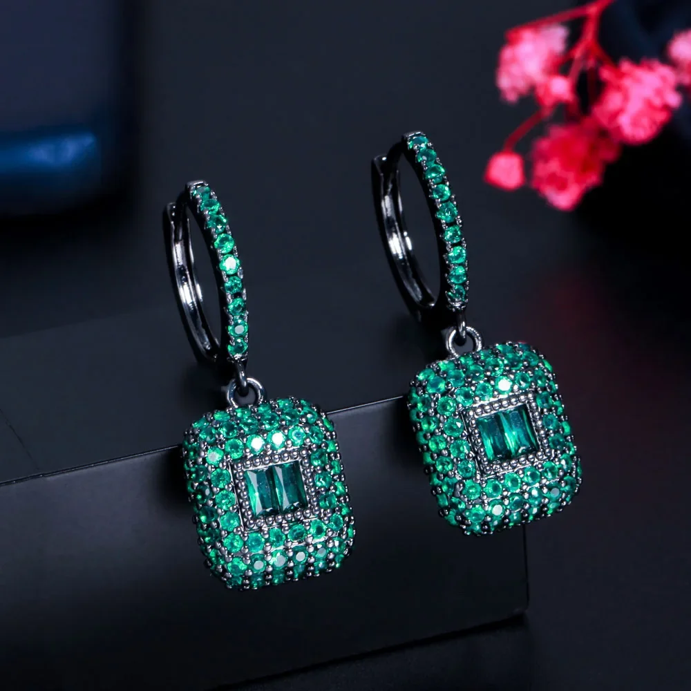 Geometric Earrings Rectangle For Women Anniversary Gift