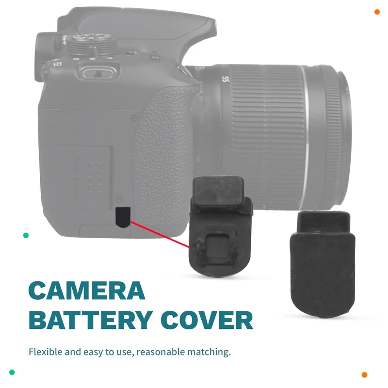 ABKN-1PCS 배터리 도어 고무 커버 캐논 EOS 350D 400D 450D 500D 550D 600D 650D 700D 1000D 디지털 카메라 수리 부품