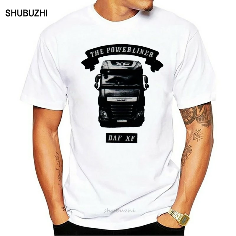 T-Shirt Moda Uomo Nuovo Arrivo, Daf Xf,Powerliner, Camion, Camionista