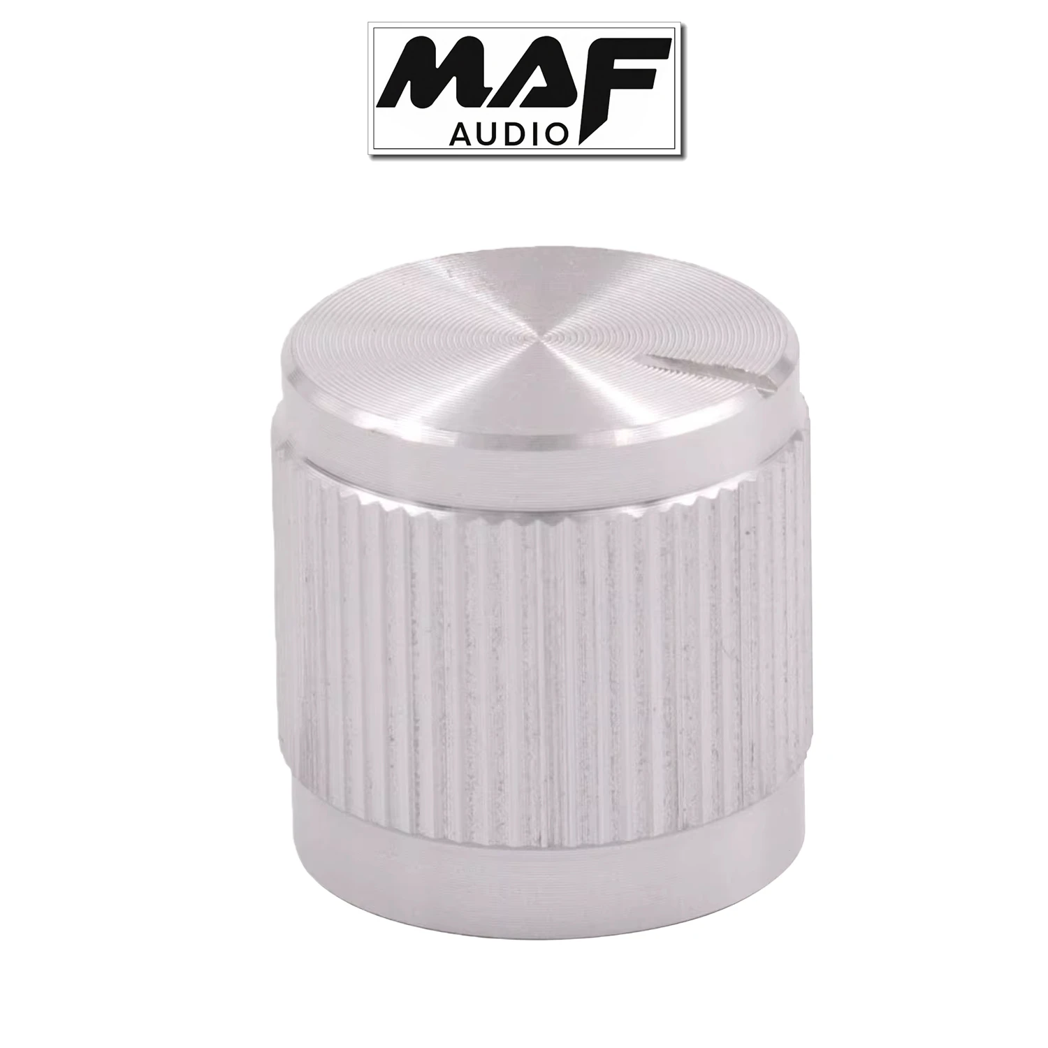 10 Stück 6mm Schaft Aluminium Audio-Lautstärkeregler Potentiometer-Knopf für HIFI-Verstärker Lautsprecher Mixer Gitarre DJ – Detail 2
