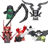 Ninja Cartoon Figure Bricks Morro Oni Omega Mini Building Blocks Assemble Model Doll Kids Boy Toys Birthday Gifts 1