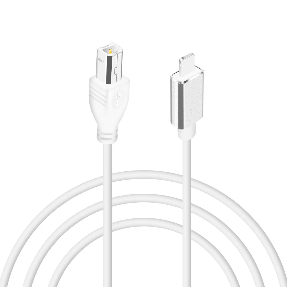 Interfaz MIDI USB B a iPhone iPad IOS14, Cable de datos OTG para tambor