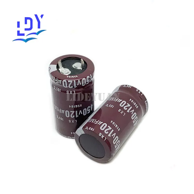 1pcs Horn aluminum electrolytic capacitor 400V/450 volts 120UF Micromethod 22x25/22*30/22X40/25*35mm