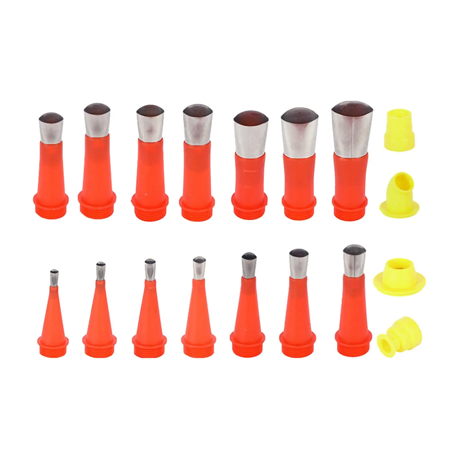 

20x Caulking Nozzle Finisher Tips Nozzle Kits Caulk Extension Nozzle Caulking Finisher Kits for Sink Joint Window Frames Seal