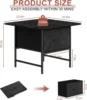 Coffee Tables for Living Room,2-Tier Farmhouse Center Table with Round Corners for Small Space,Small Apartment,Office 3