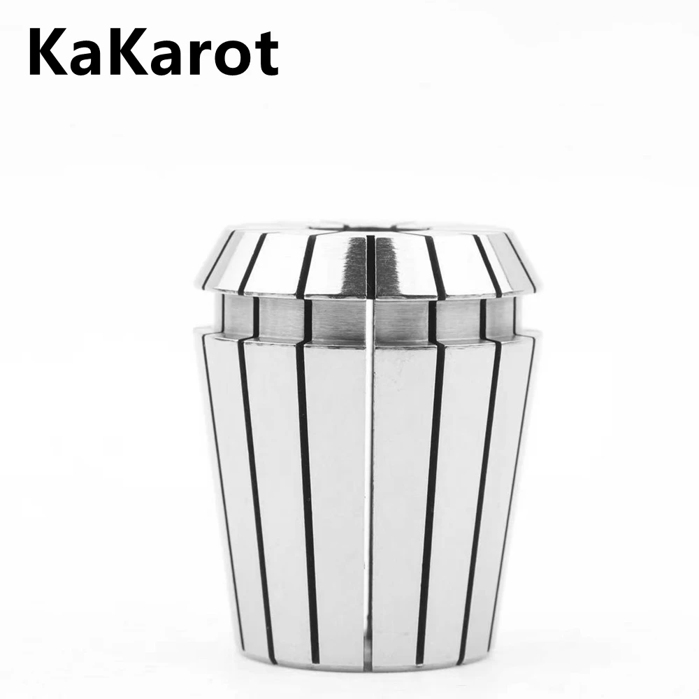 KaKarot ER Collet Chuck ER8 ER11 ER16 ER20 0.008 For CNC Milling Tool Holder Engraving Machine Lathe Mill