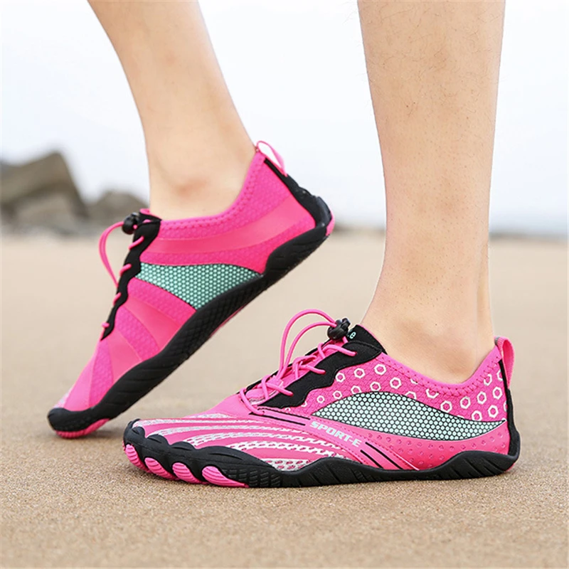 

New Aqua Shoes Men Summer Breathable Beach Sandals Quick Drying Water Shoes Women Sport Running Sneakers for Fishing Surfing