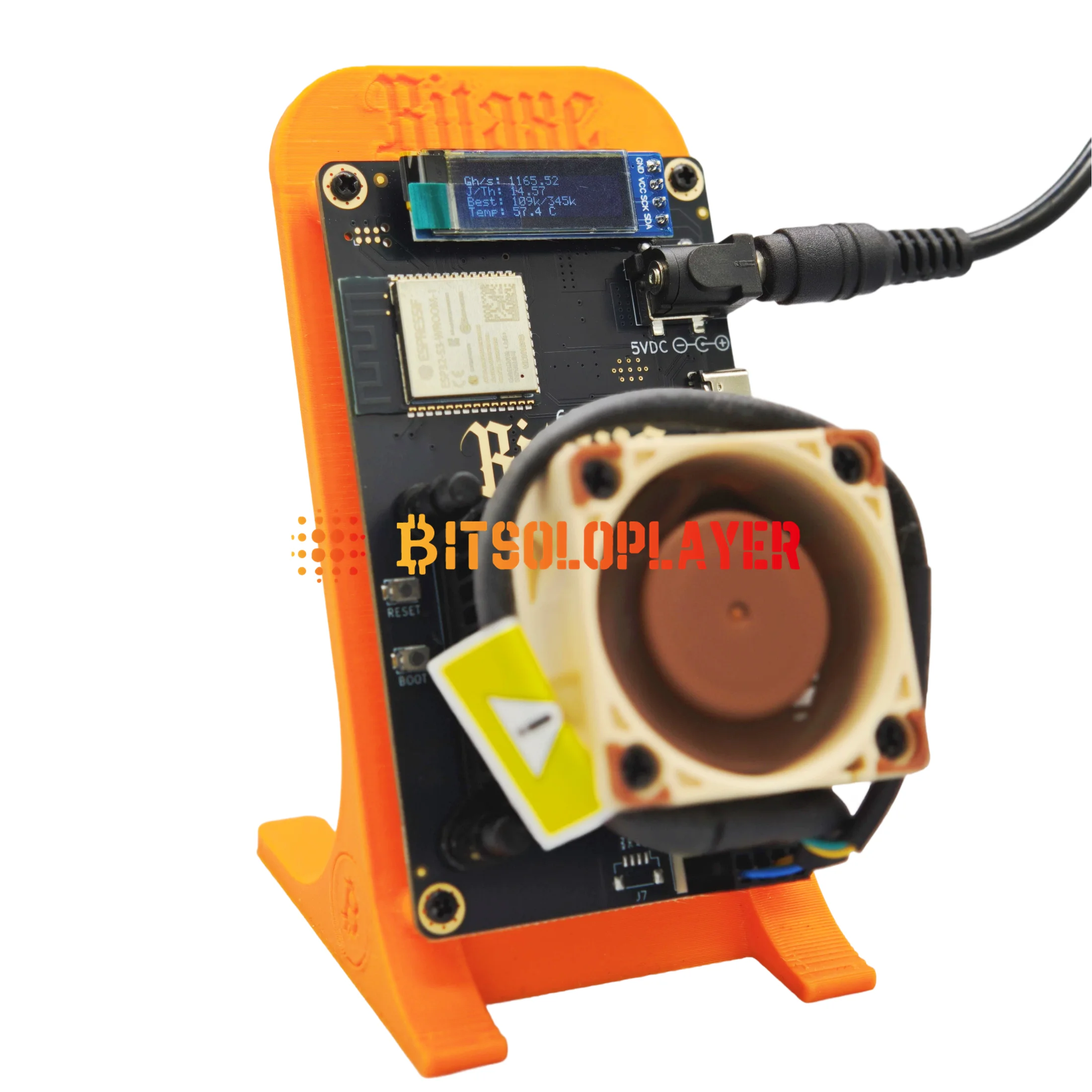 100% noiseless Bitaxe Gamma 601 1.2TH/s equipped NF-A4X20 Fan