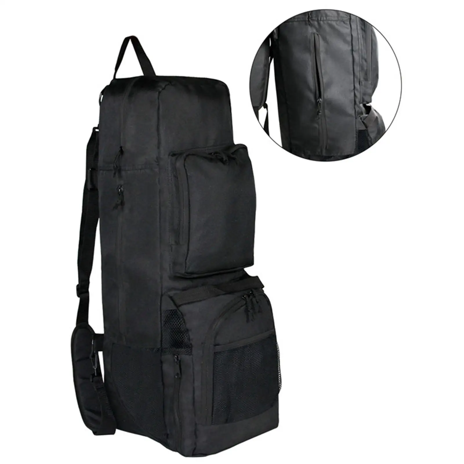 

Yoga Carry Bag Multi Pocket with Dual Handle Gym Bag Yoga Mat Carrier Shoulder Bag for Camping Exercise Outdoor Office Sports