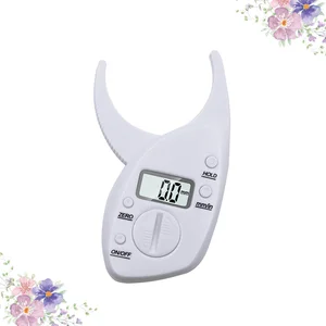 Measuring Tape, Portable Digital LCD Fat Tester Skin Fold Test Analyzer, Athletic Men Measuring Caliper for Digital Body