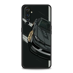 JDM Drift Sports Car Design Silicone Phone Case - Oppo Reno6 Z (A1)