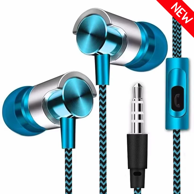 Noise-Cancelling HiFi Stereo In-Ear Earphones with Mic