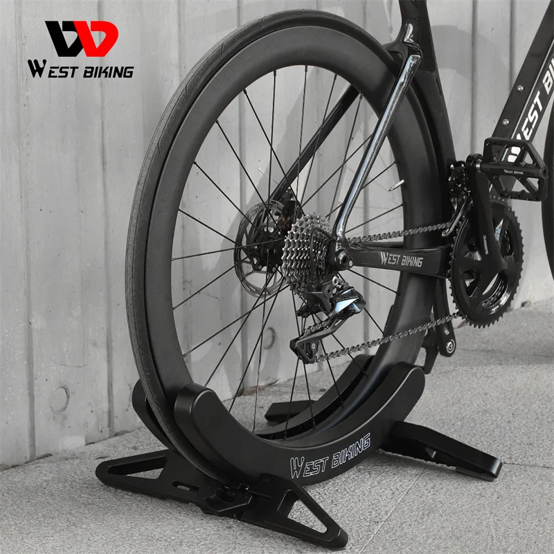 

WEST BIKING Bicycle Parking Rack Indoor Adjustable Bike Storage Stand Road Mountain Bike Maintenance Support Cycling Stand Racks