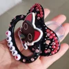 DDLG Cute Black Cart Design Adult Silicone Pacifier for Stress Relief Silicone Soother Pacifiers For Autisms 3