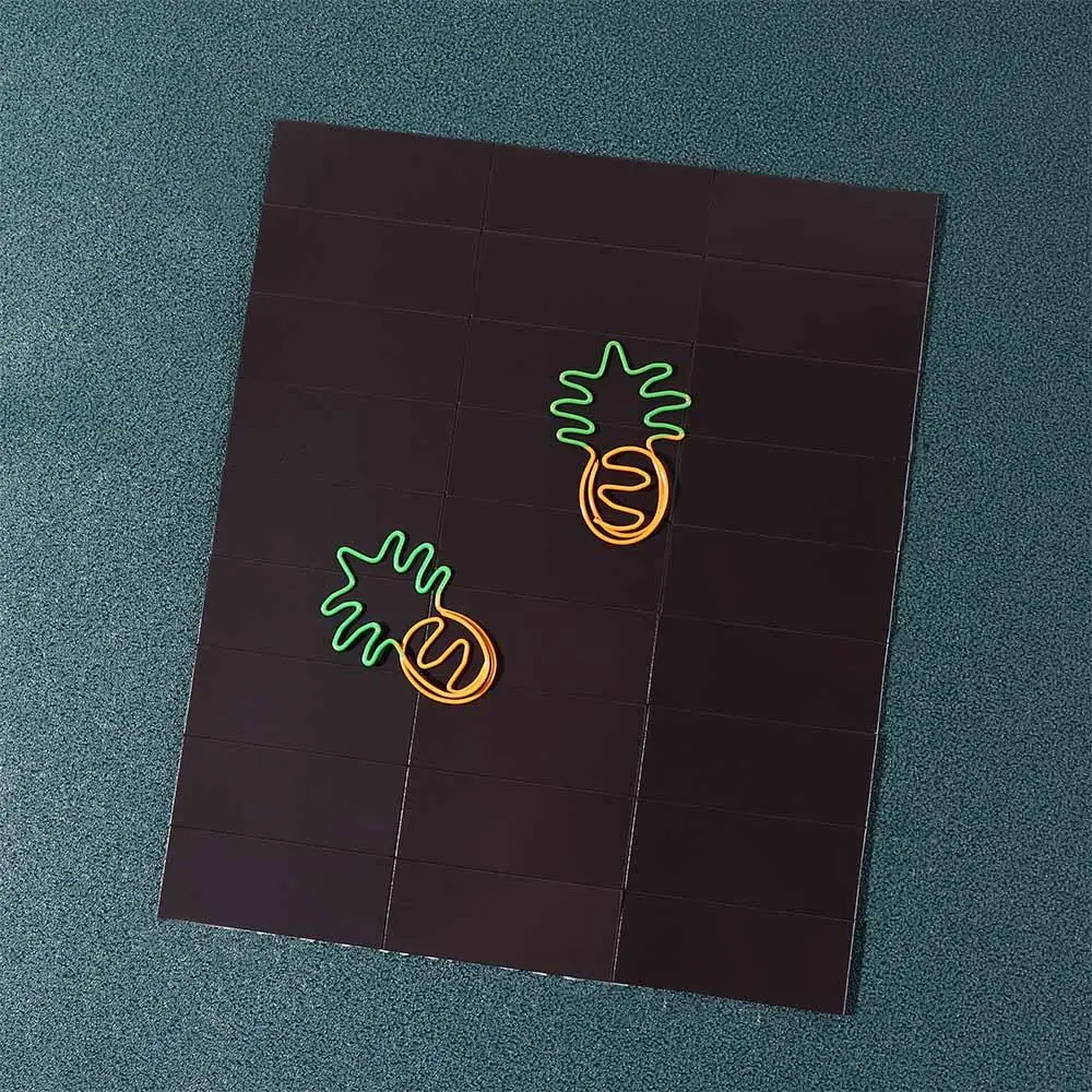 휴대용 교구 자석 칠판 스티커 직사각형 유연한 DIY 자석 스티커 검정색 스티커 교사용