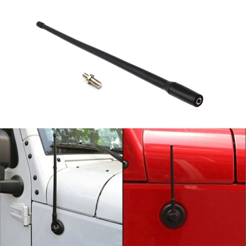

Lightweight Radio Antenna Rubber Short Antenna Enhances Signal Strength & Clarity Enjoy Clearer Sound Quick Fixing