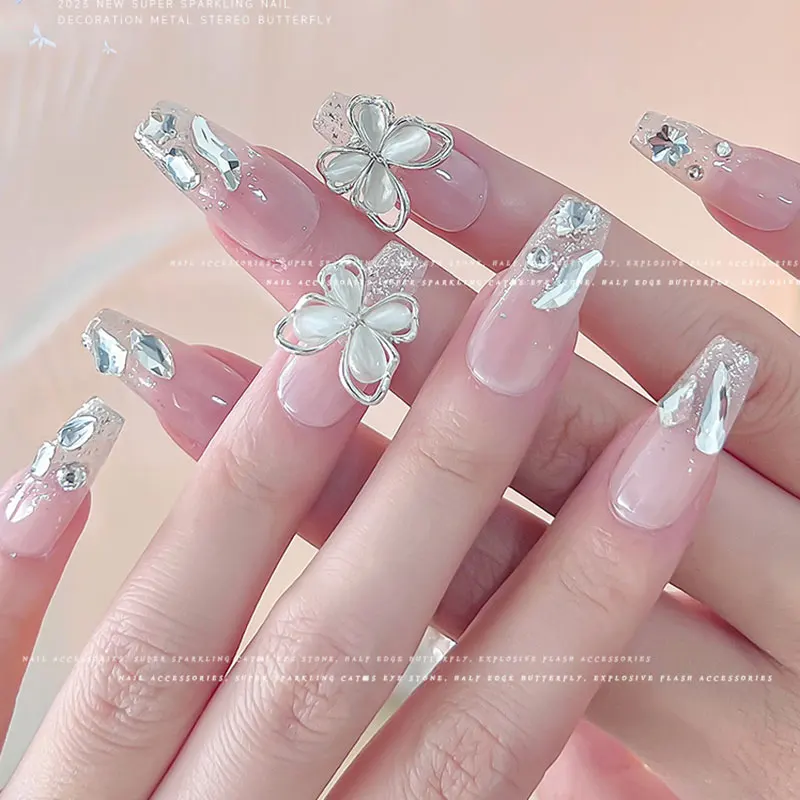 Glam Shimmer Nail Charms 2025