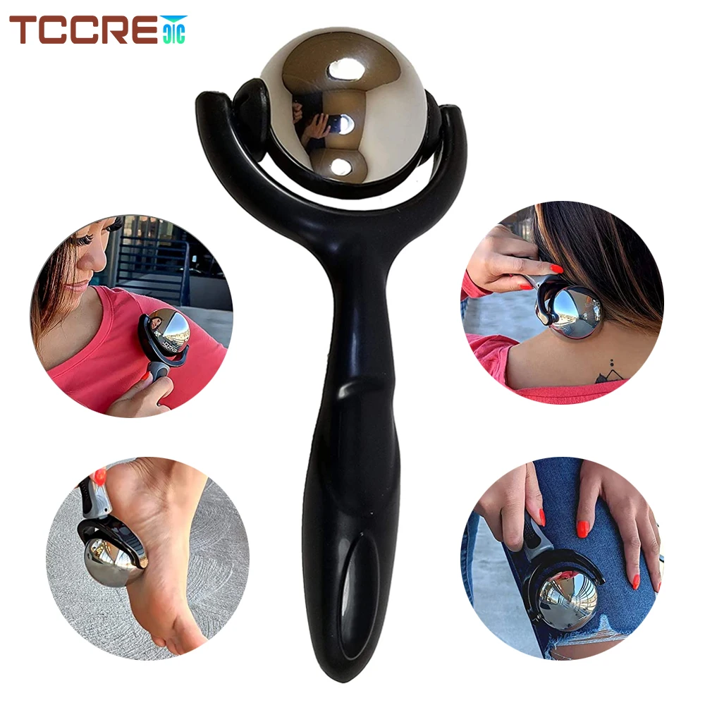 360 Rotate Roller Massage Ball Cold Hot Physical Therapy Massager for