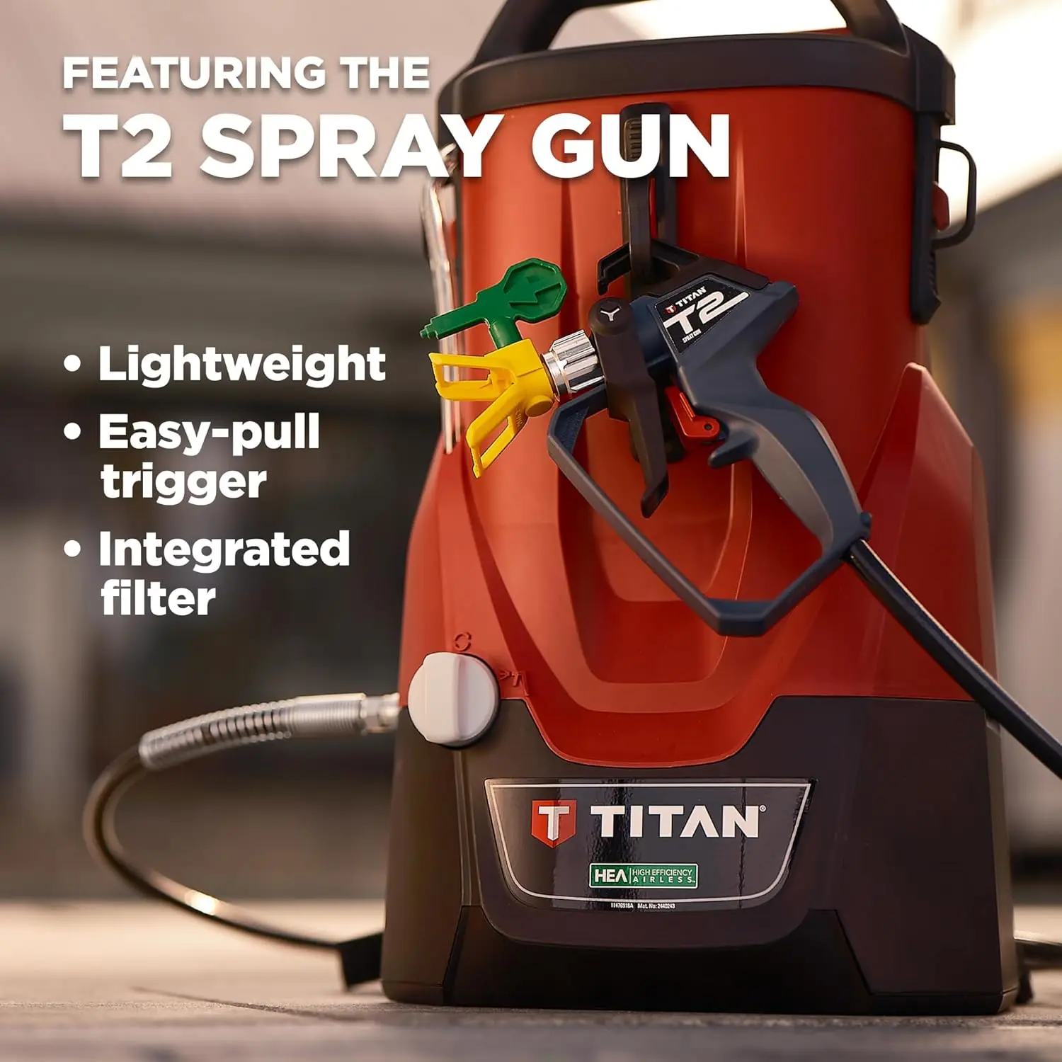 Cordless High Efficiency Airless Paint Sprayer, Technology Decrease Over spray