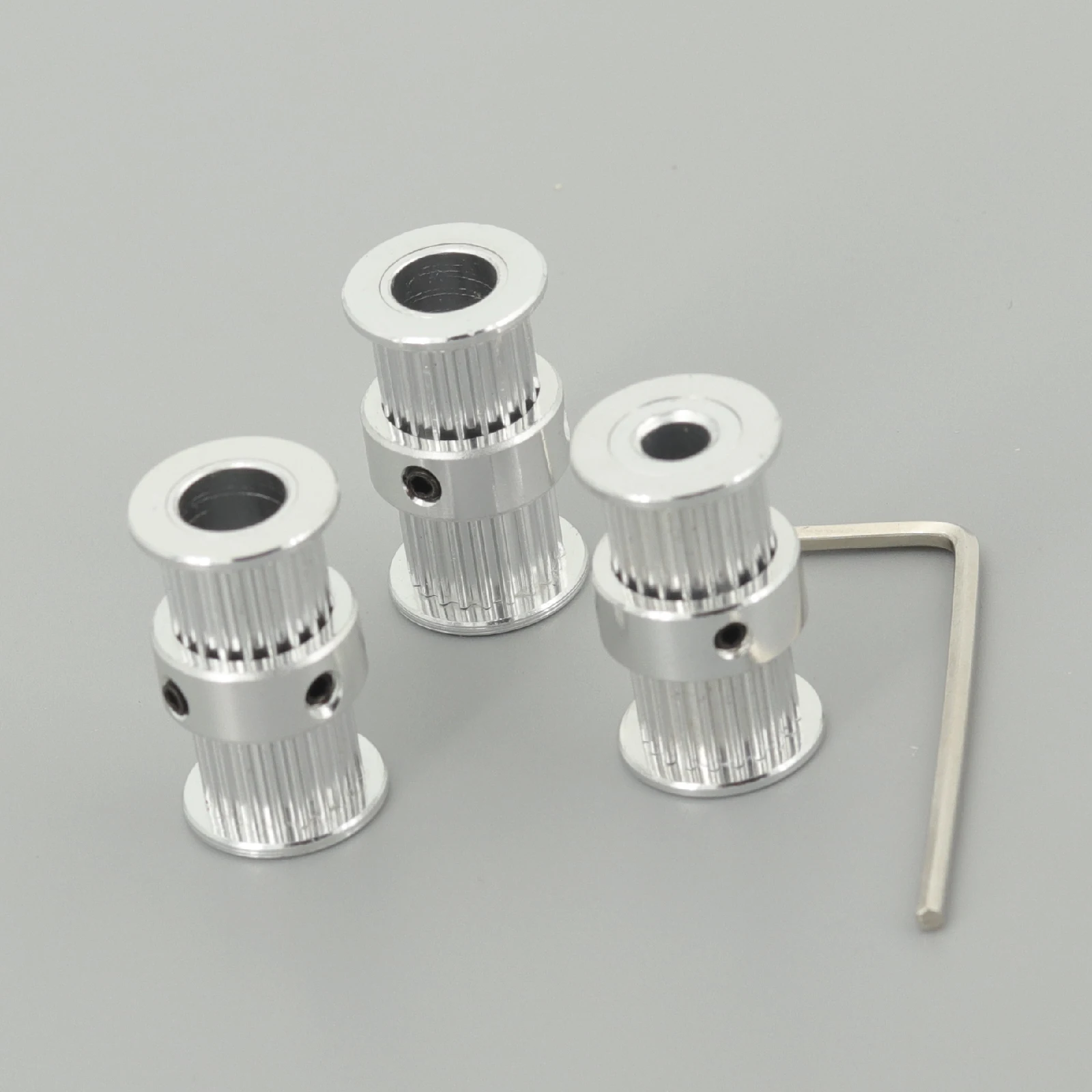 더블 헤드 알루미늄 풀리 보어, 3D 프린터용 타이밍, GT2 2GT 20 톱니, 5mm, 6mm, 6.35mm, 8mm 폭, 6mm