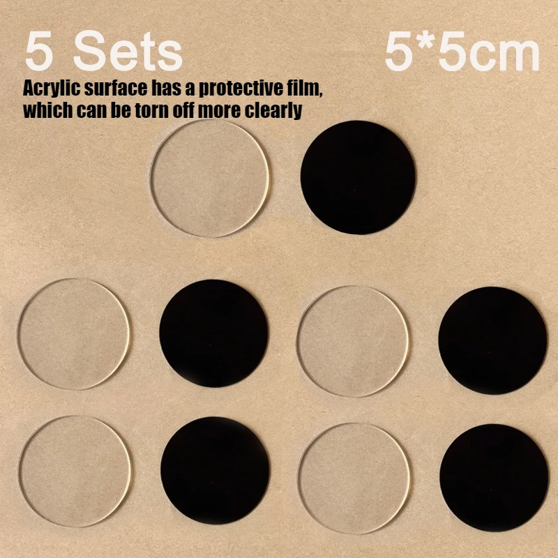Handmade DIY Craft Kit: Clear Acrylic Magnetic Sheets