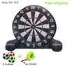 Custom Giant Inflatable Football Dart Board Game Target with 6 PCS Balls For Outdoor or Playground Sports Entertainment 1