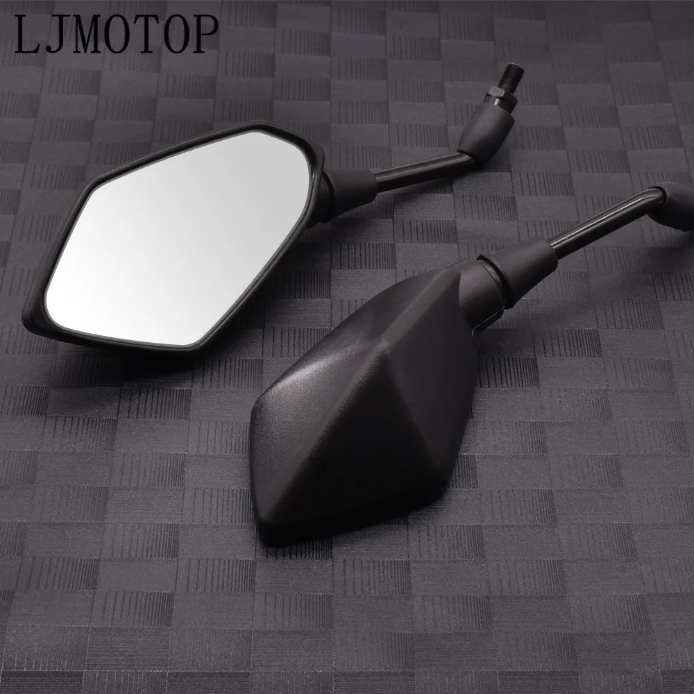 Universial 10mm Motorcycle Mirrors Racing Sport Bike Rear View Mirror For Suzuki TL1000 DL650 GSR 600 750 GSX S750 R600 R750 motorcycle handle bar mirror